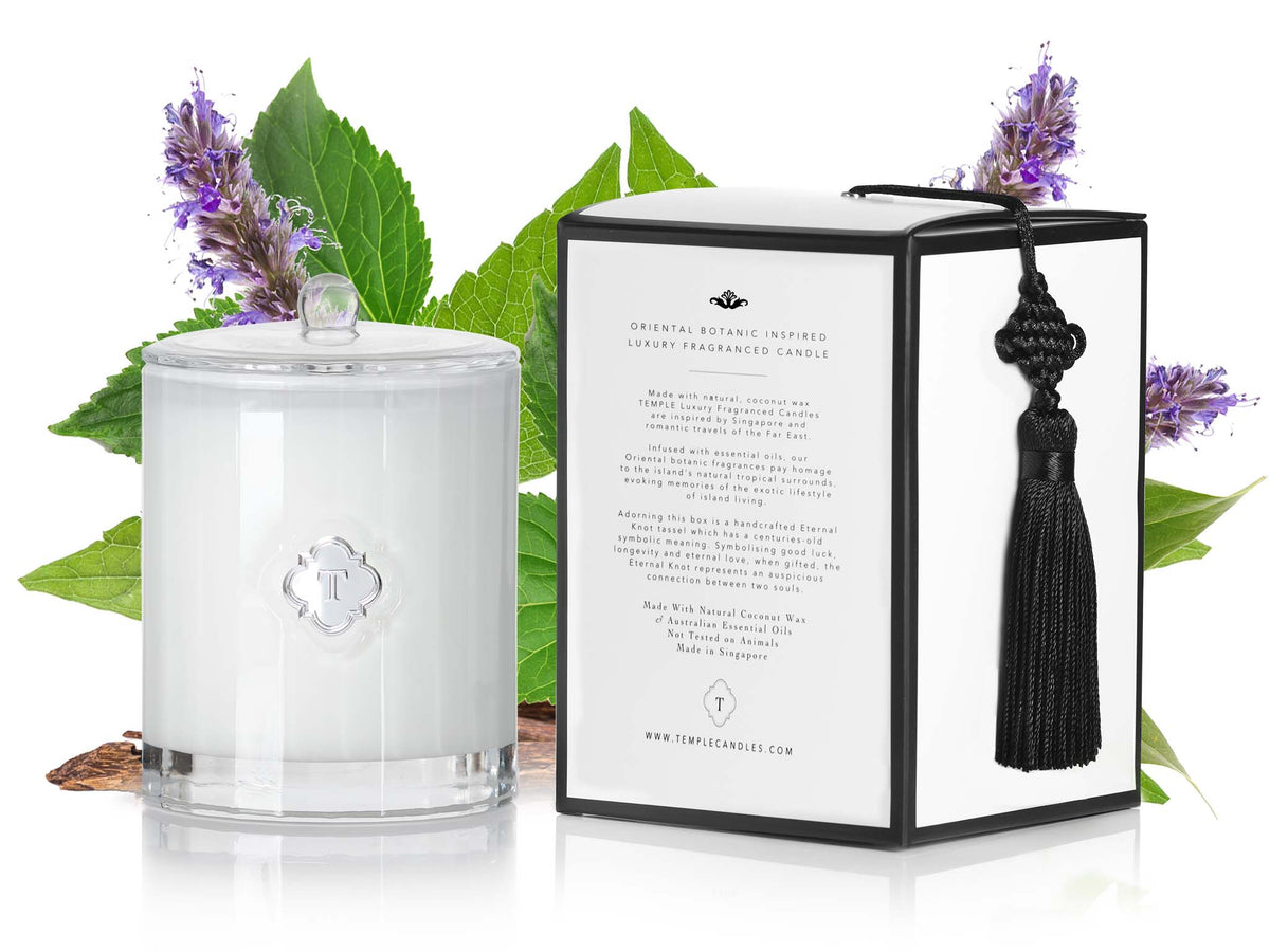 Leather Oud Candle Temple Candles