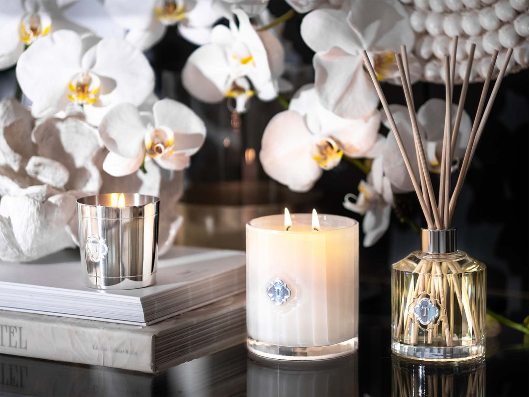 Luxury Silver Candle Trio Gift Box. MADE IN SINGAPORE – Temple Candles